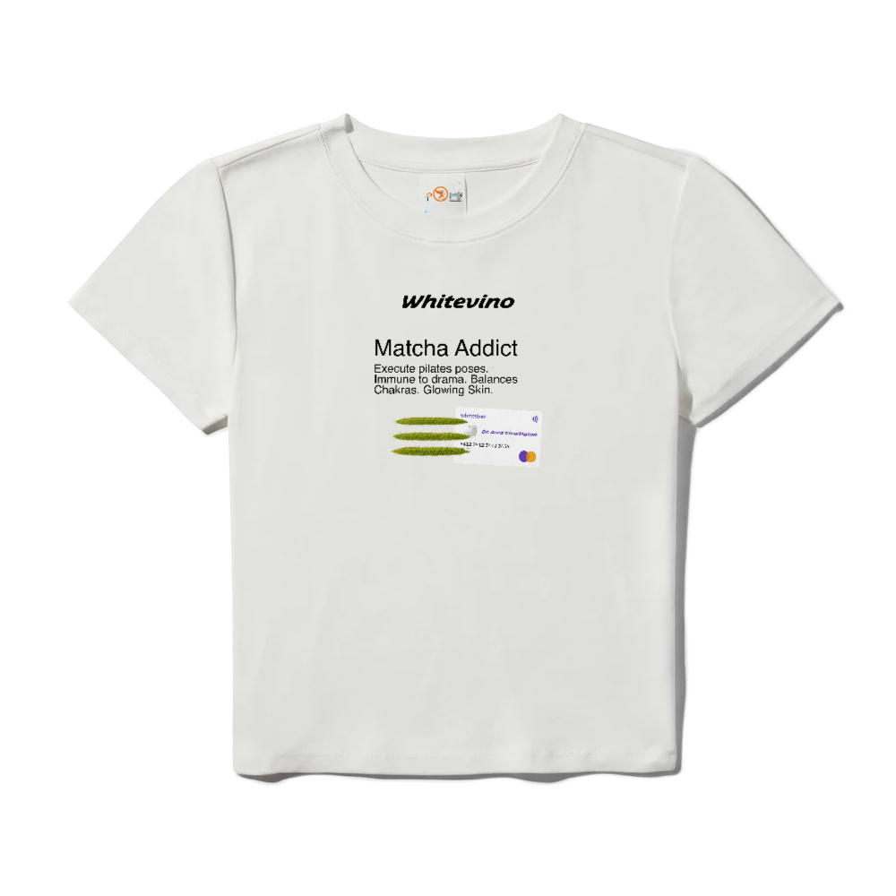 MATCHA ADDICT BABY TEE