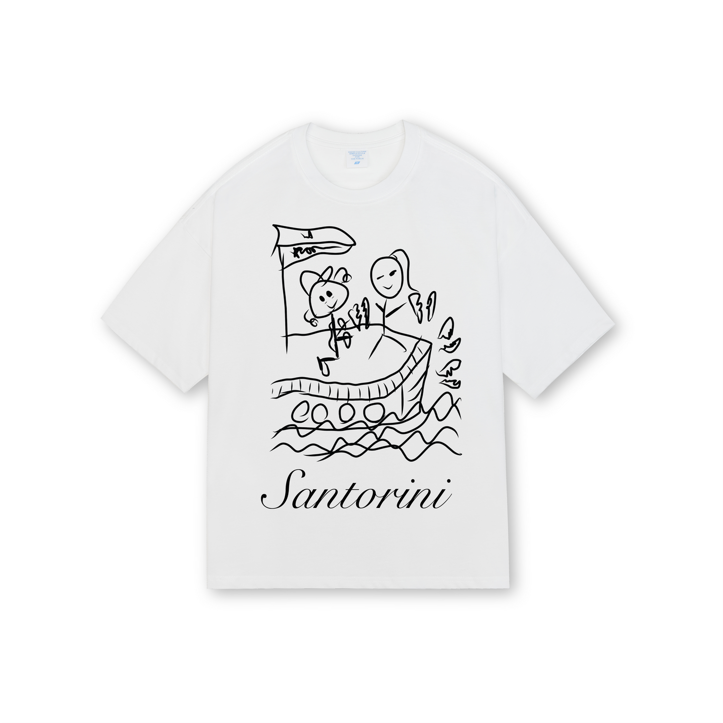 YOU BROKE MY HEART IN SANTORINI SHIRT