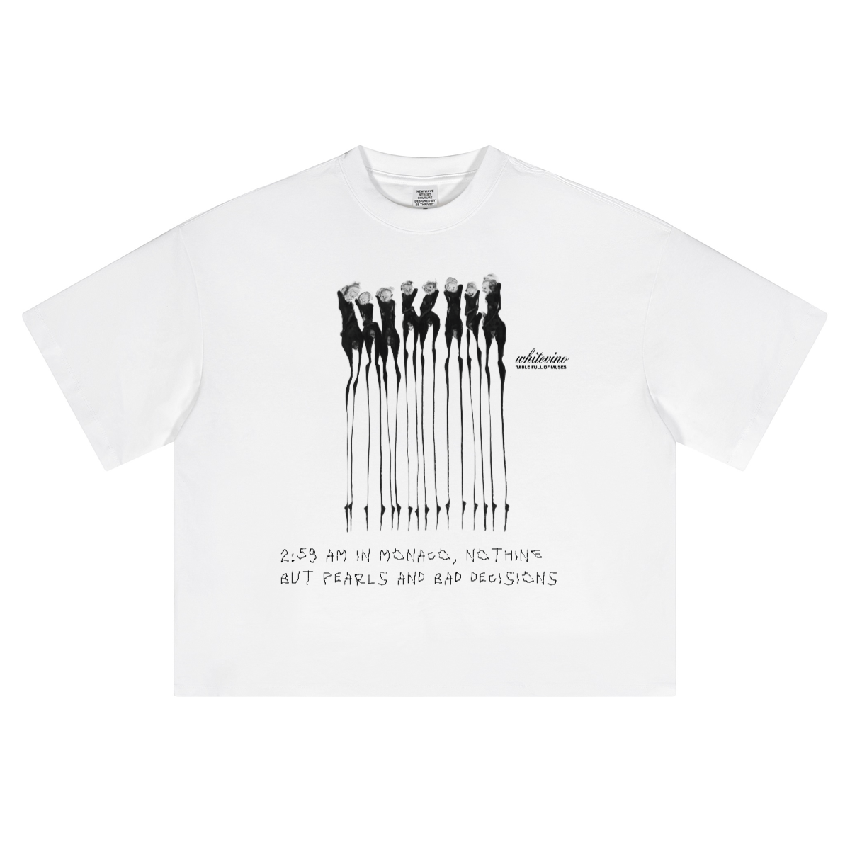 TABLE FULL OF MUSES CROPPED SHIRT