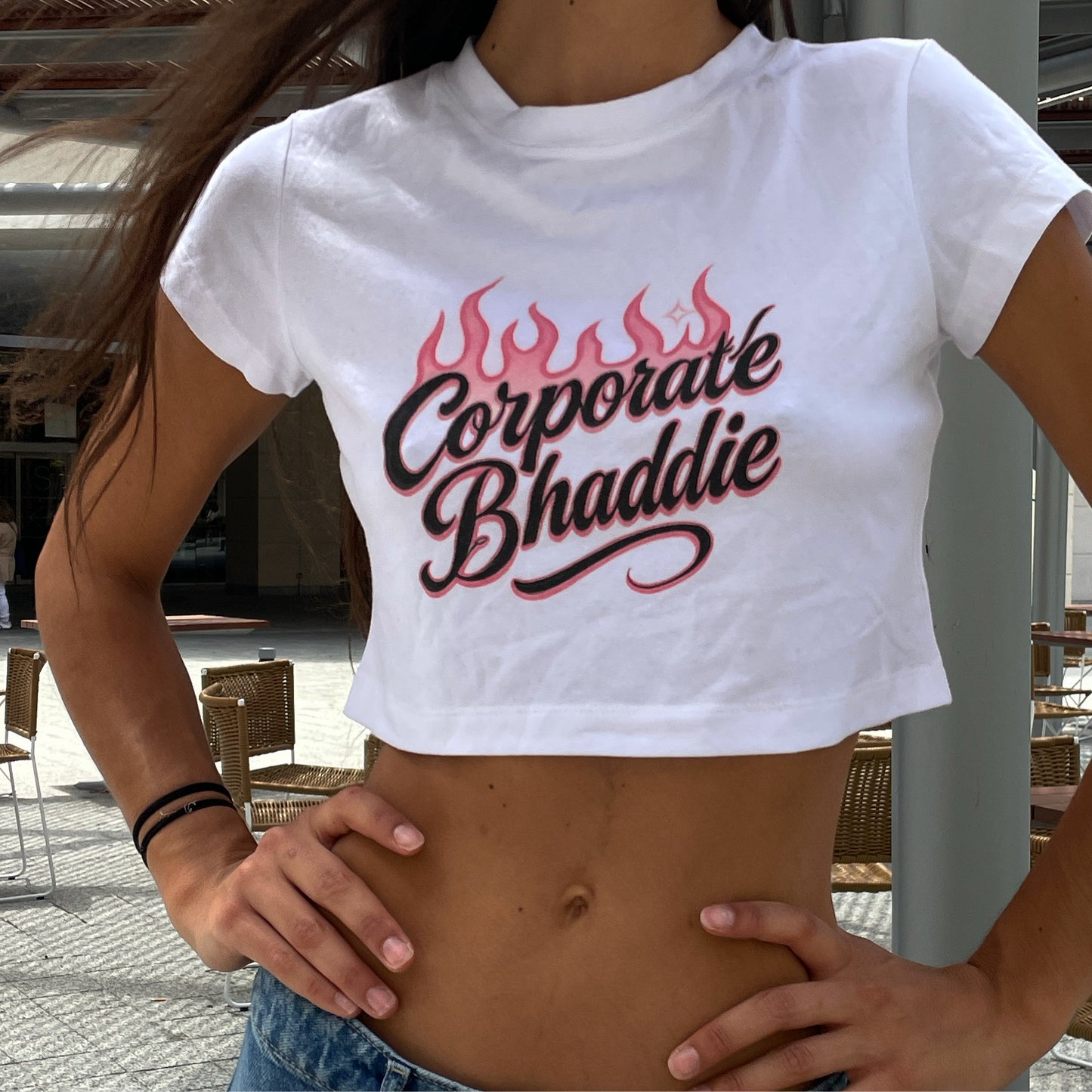 CORPORATE BHADDIE — BABY TEE