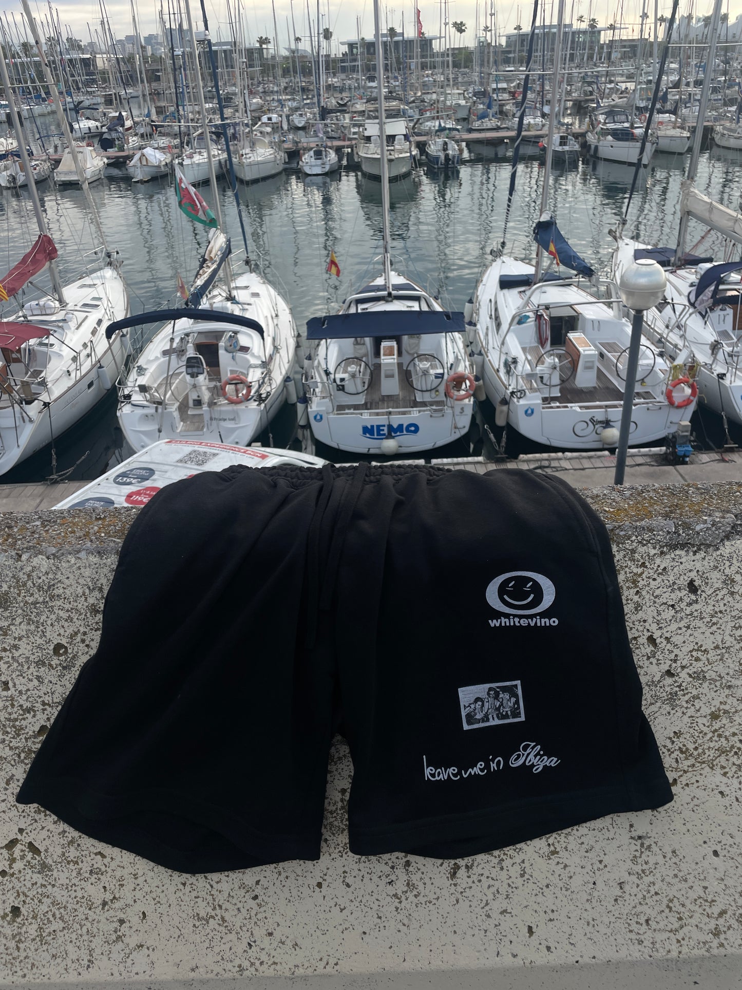 LEAVE ME IN IBIZA — SWEATSHORTS