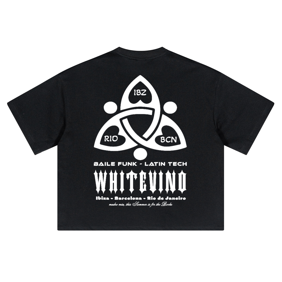 HOLY TRINITY — CROPPED BOXY TEE