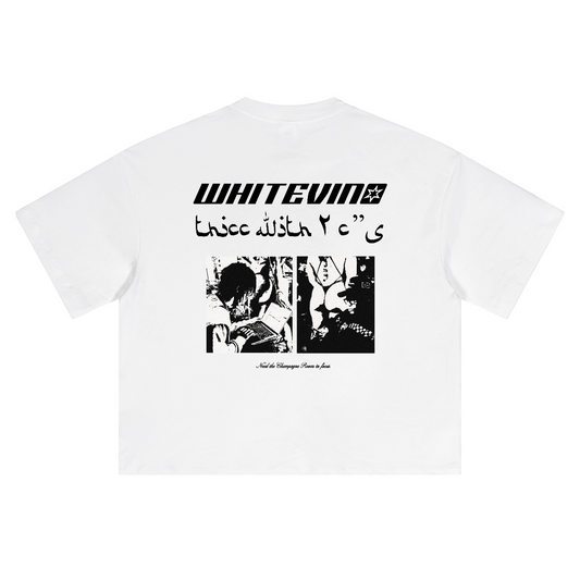 CHAMPAGNE ROOM — CROPPED BOXY TEE