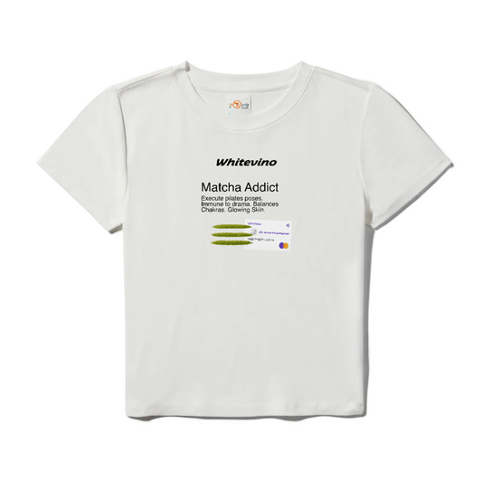 MATCHA ADDICT BABY TEE