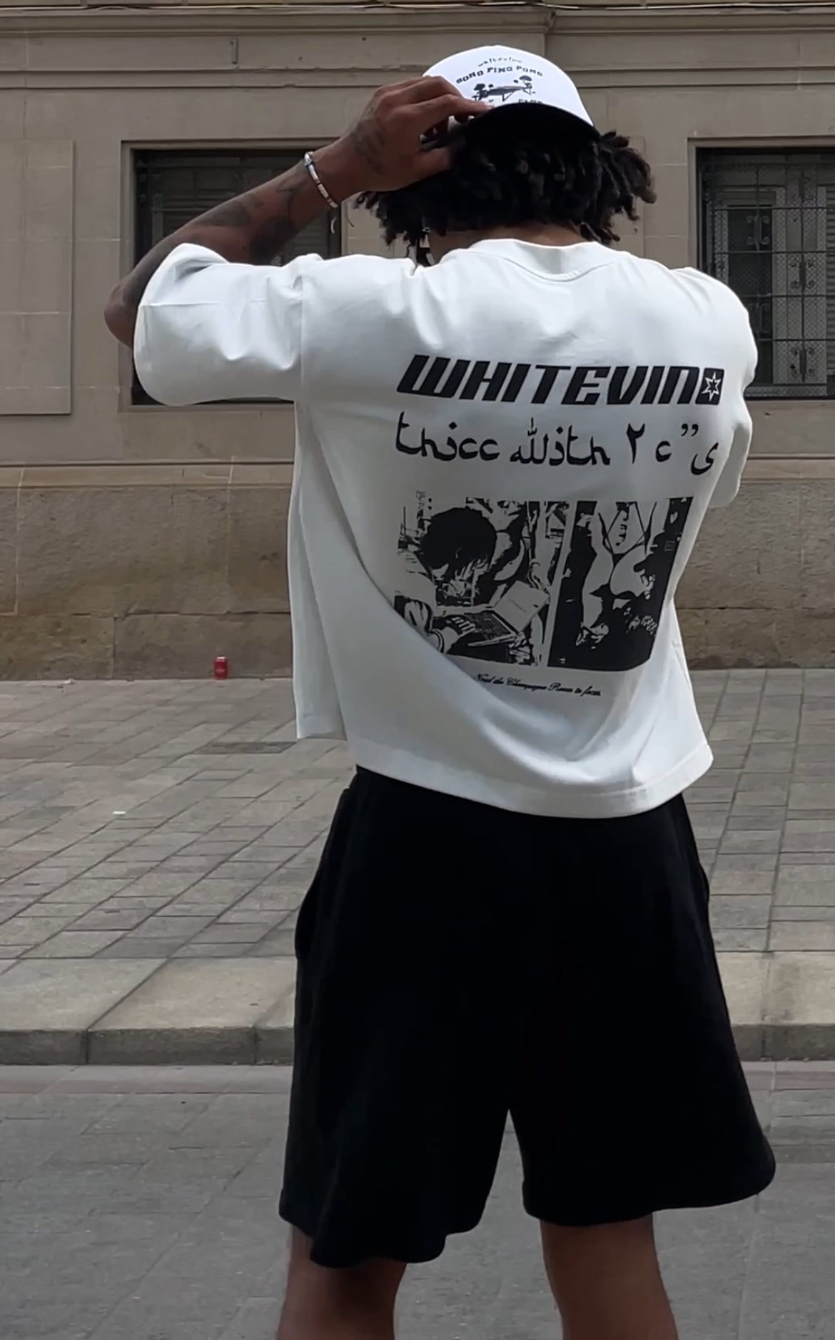 CHAMPAGNE ROOM — CROPPED BOXY TEE
